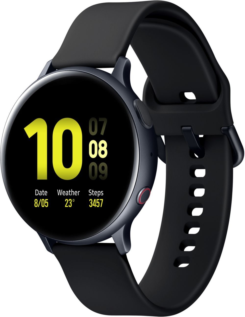 Samsung Galaxy Watch 4G Active2, 44mm, Black Aluminum, Fit (Size: 44mm, Color: Black, Capacity: 4G)