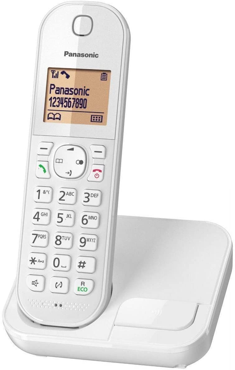 Panasonic KX-TGC410FRW Cordless DECT Phone, White