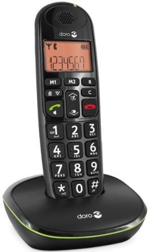 Doro 100W Wireless Landline Phone - Black