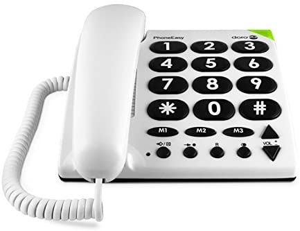 Doro Senior Phone with Large Buttons, White