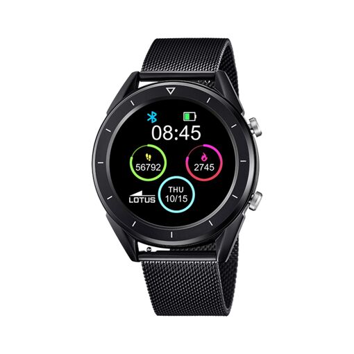 Smartwatch Lotus (Tamaño: 40mm, Color: Negro, Capacidad: Resistente al agua hasta 50m)