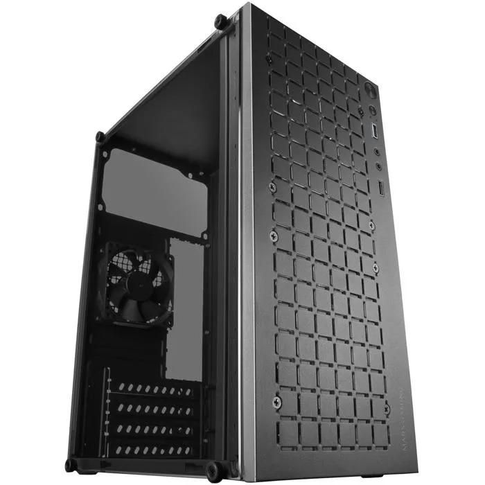 Mars Gaming MC1000 ATX Semi-Tower Case with Tempered Glass Panel (Black)