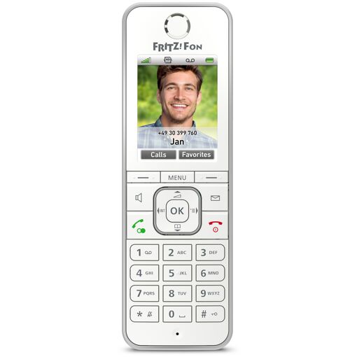 FRITZ! Fon C6 International Wireless Phone - White