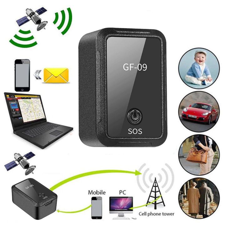 HDME Mini GPS Tracker - Magnetic Remote Control with Voice Recording and Real-Time Tracking