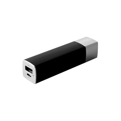 POWER Universal Power Bank Lipstick - 2600mAh, 1A USB - Micro-USB Cable