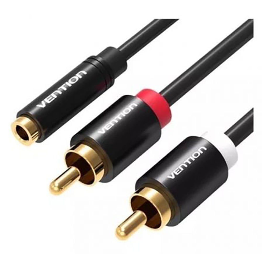 Vention 3.5mm Female to RCA Cable, 2m