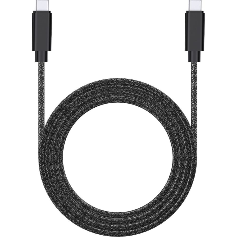 Cable Adeqwat USB C a USB-C 2M Negro