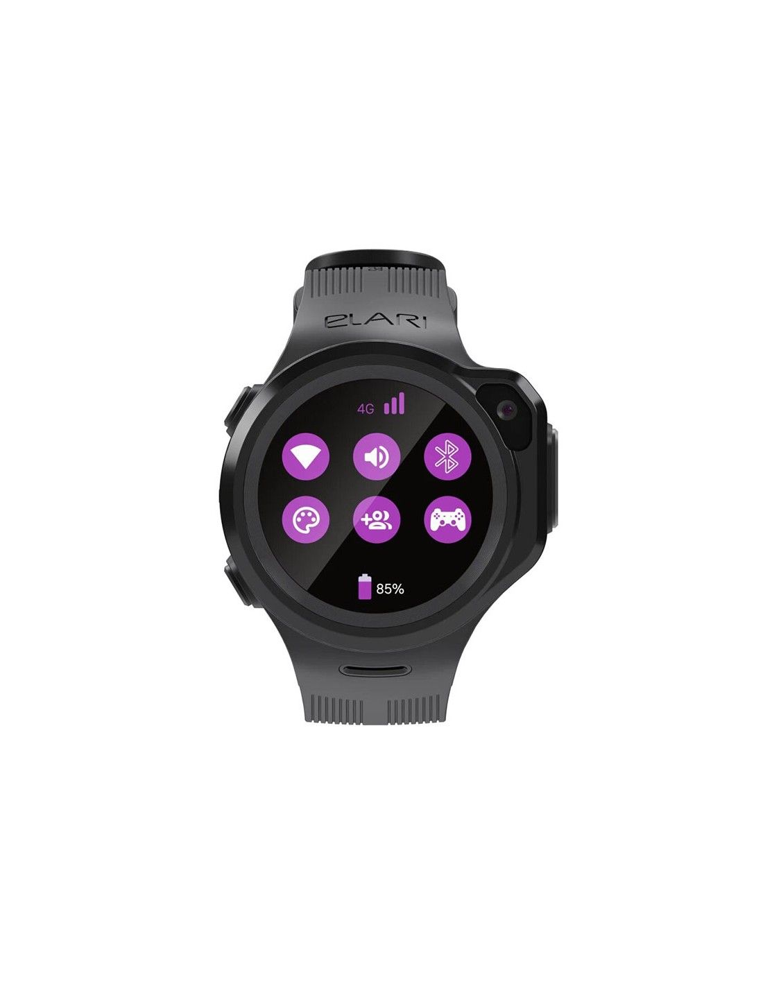 Elari Kidphone 4G Smartwatch for Kids with GPS/Wifi/LBS/Glonass Tracking - 1.3-inch Full Round Touchscreen, IP67 Water and Dust Proof