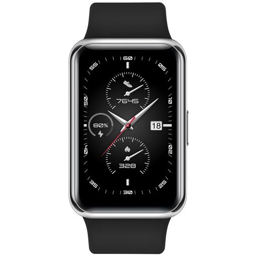 Montre Huawei Fit Élégance - Noir Minuit - Taille de poignet 110-190 mm - Écran 1,64" - 4 Go - Bluetooth - 21 g