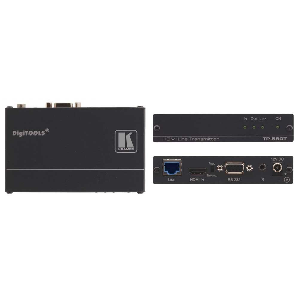 Kramer DigiTOOLS TP-580T - HDBaseT Video/Audio/IR Extender - Transmitter - Up to 70m - 1U