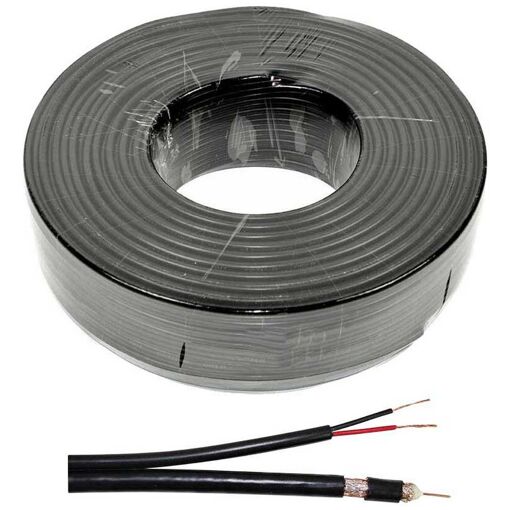 Câble vidéo CCTV Pni 100m