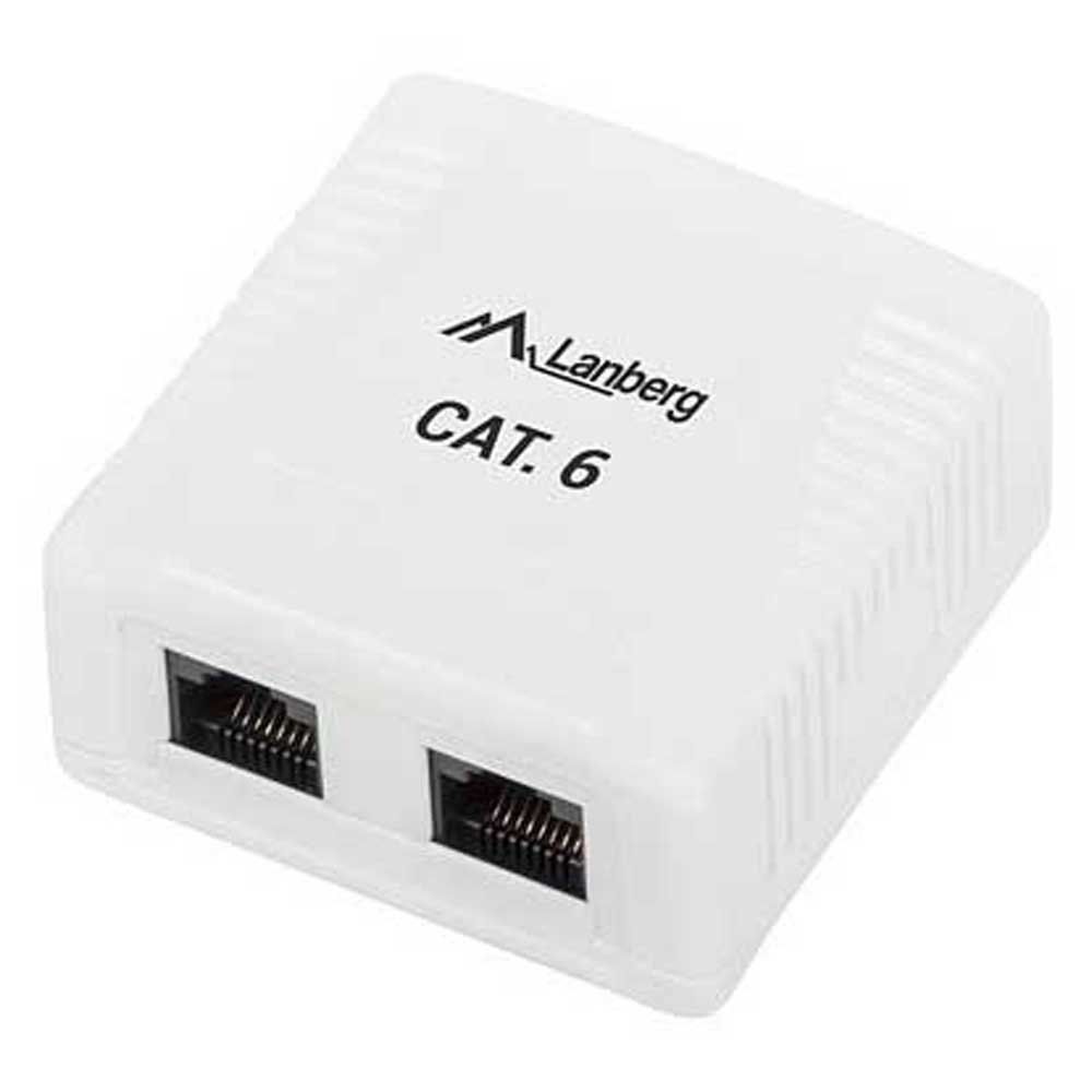 Lanberg Wall-Mount RJ45 2-Port Switch
