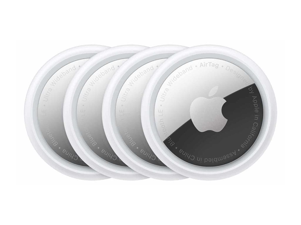 Apple AirTag (Paquete de 4) blanco - Etiqueta de seguimiento Bluetooth contra la pérdida