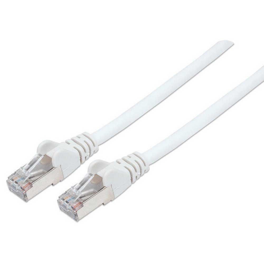 Intellinet Network Patch Cable, Cat6, 20m, White, Copper, S/FTP, LSOH / LSZH, PVC, RJ45, Gold Plated Contacts, Snagless, Booted, Lifetime Warranty, Polybag - Cordon de raccordement - RJ-45 (M) pour RJ-45 (M) - SFTP, PiMF - CAT 6 - sans halogène...
