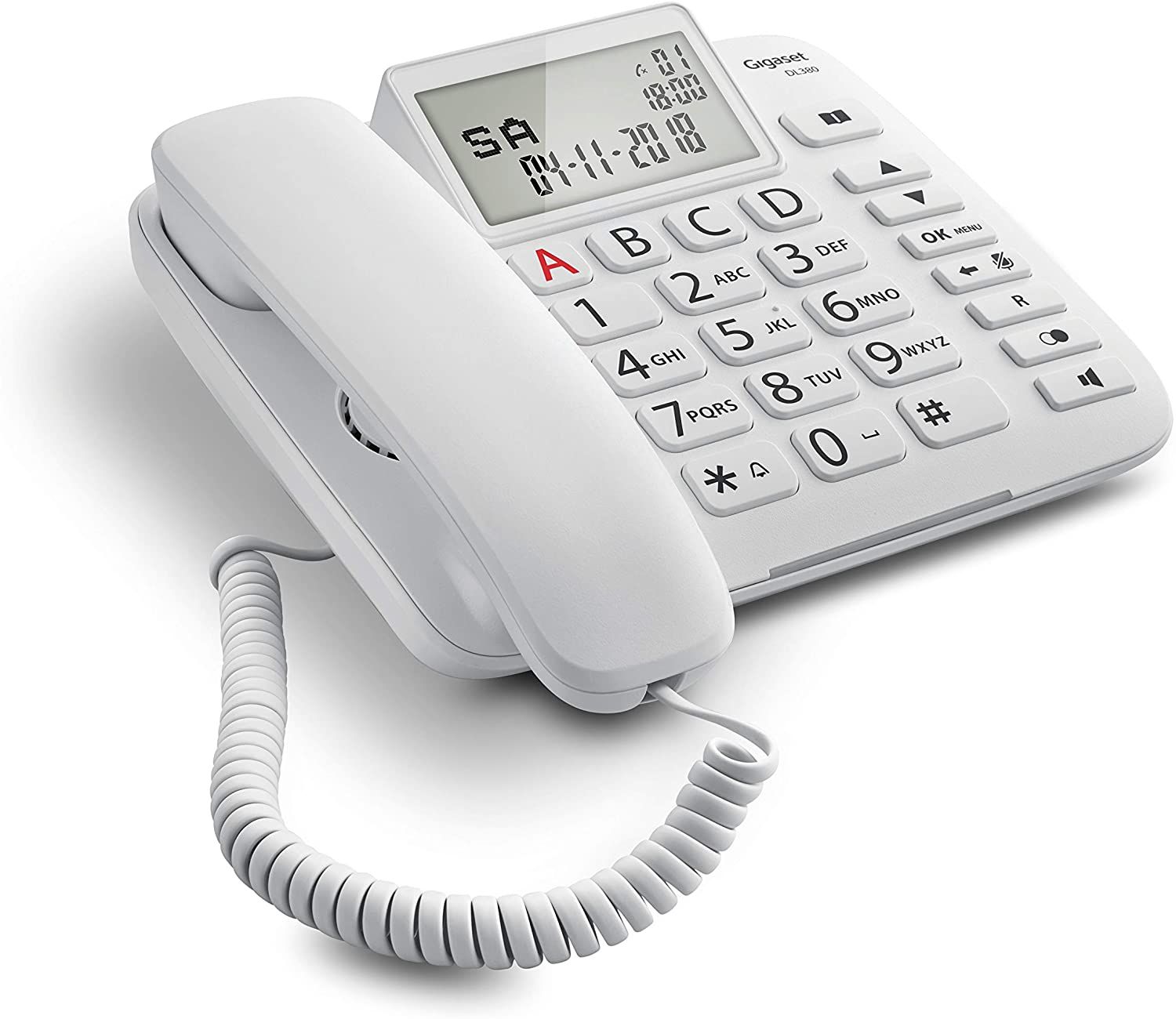 Gigaset Fixed Phone with Large Screen and Ergonomic Buttons
