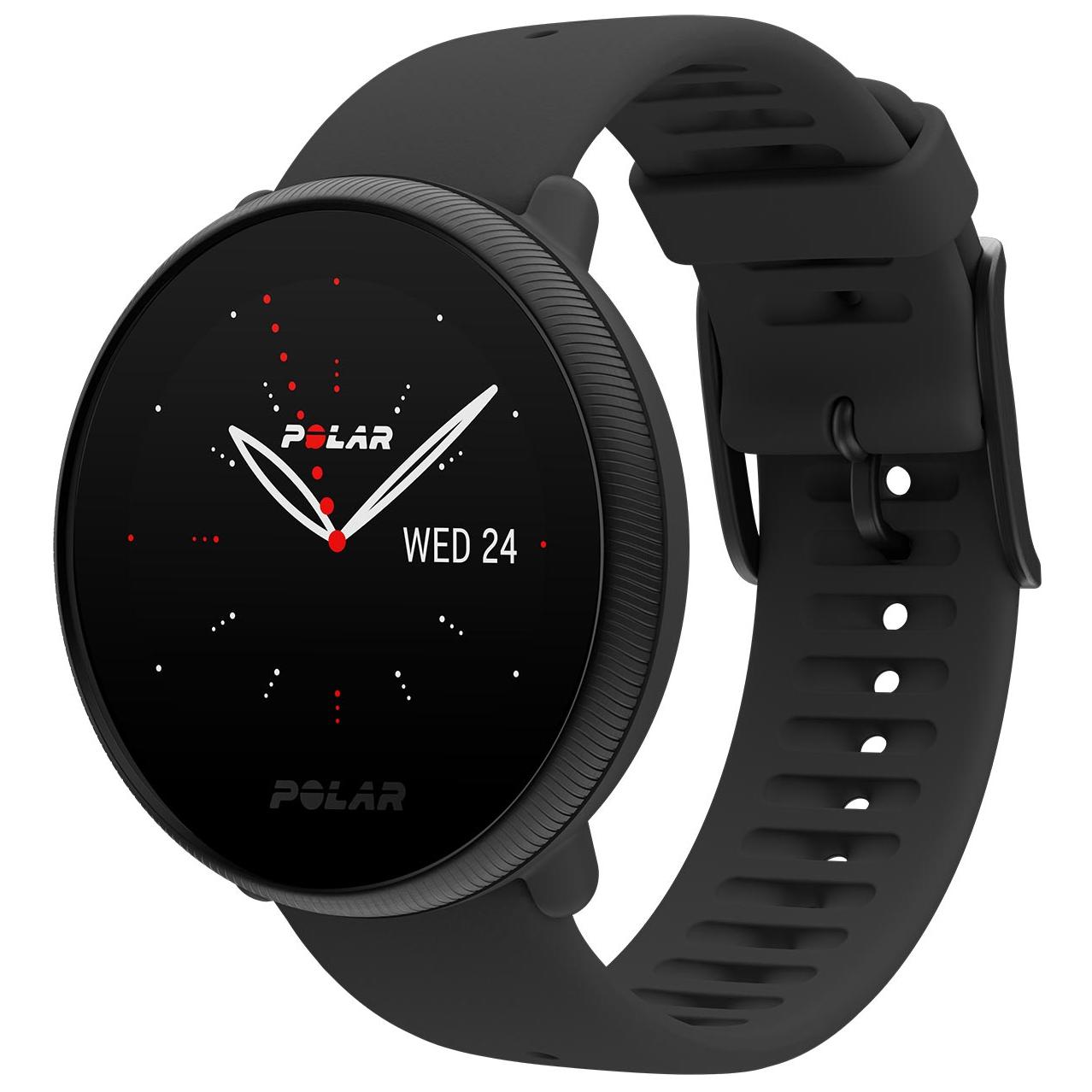 Polar IGNITE 2 GPS Watch, 1.2" Display, Black Strap