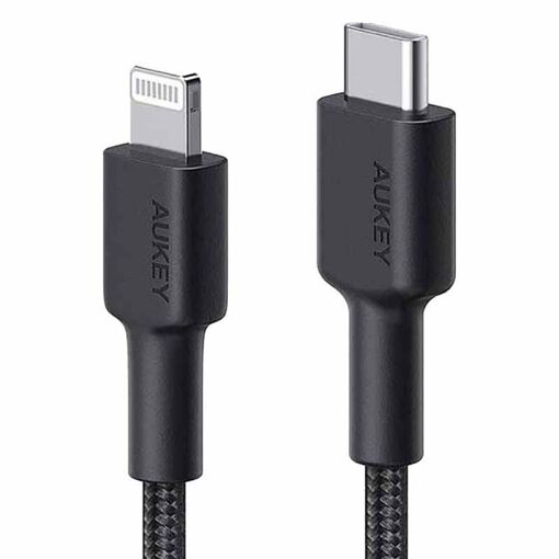 Câble Aukey USB-C vers Lightning (2m, CB CL03)