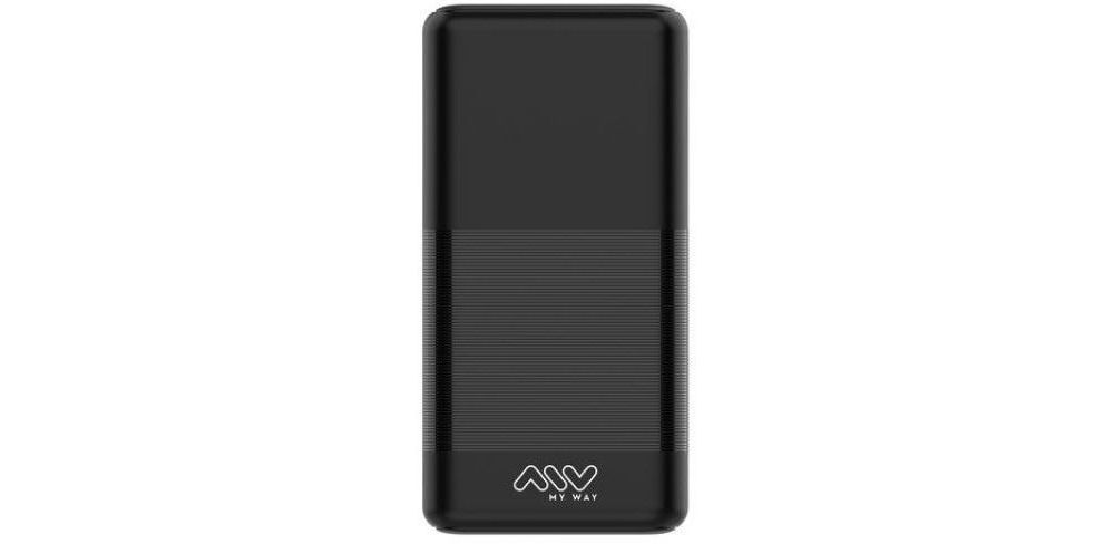 Batería portátil My Way 20.000 mAh (USB-A, Negro)