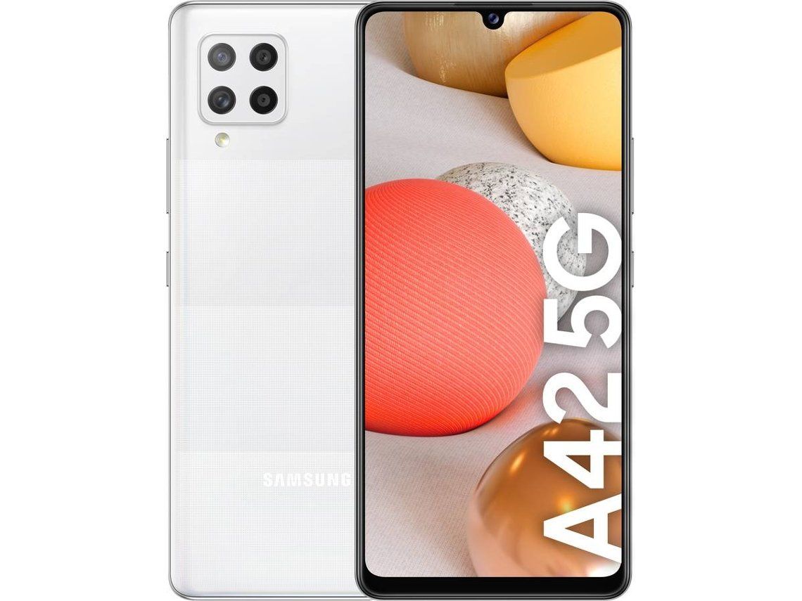 Samsung Galaxy A42 128 Go, 6 Go de RAM, 5G Blanc Double