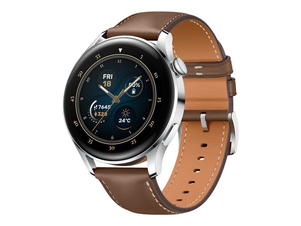 Huawei Watch 3 - Classic Edition - 46mm Stainless Steel Smartwatch