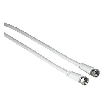 Hama Coaxial Cable 1.5m F M White
