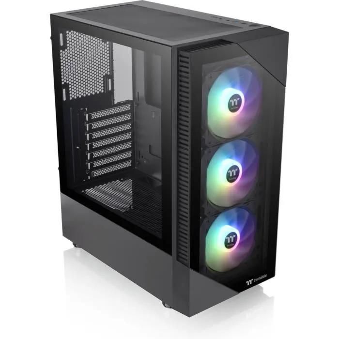 Thermaltake View 200 TG RGB Mid-Tower ATX Case - Black
