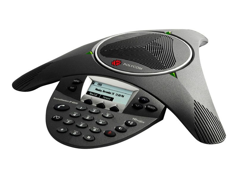 Poly SoundStation IP 6000 Conference VoIP Phone (3-way calling, SIP)