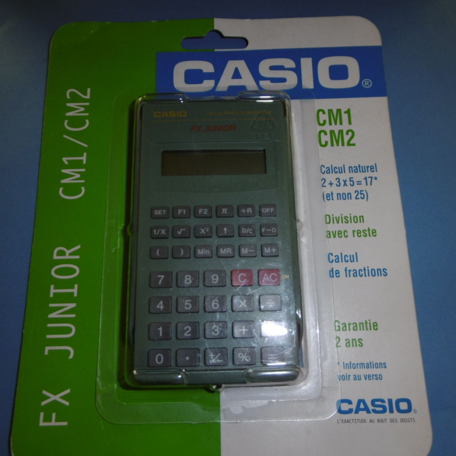 Casio FX Junior CM1/CM2 Calculator