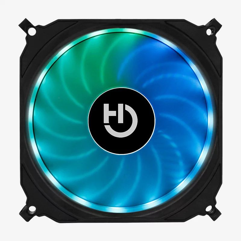 Ventilateur de boîtier Hiditec N10 12 cm Noir