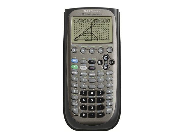 Calculatrice graphique Texas Instruments TI-89 Titanium avec USB et mémoire de sauvegarde