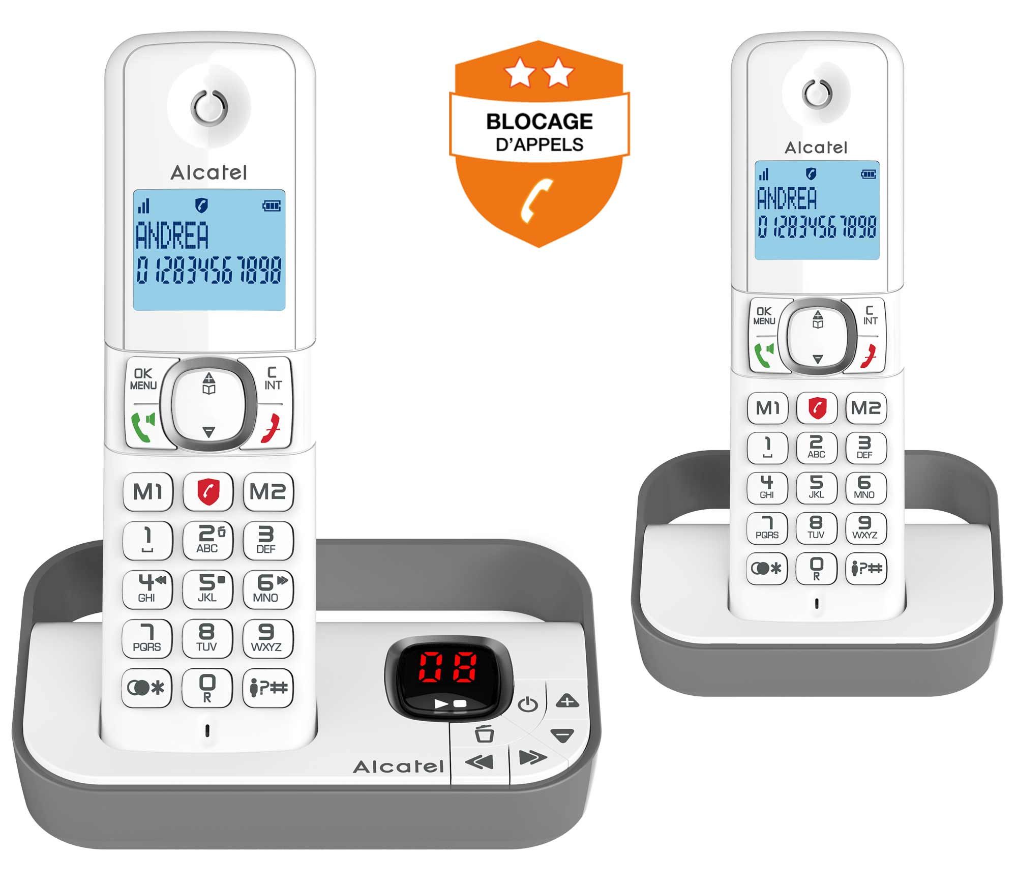 Alcatel Classic F860 Voice Duo Cordless Phone