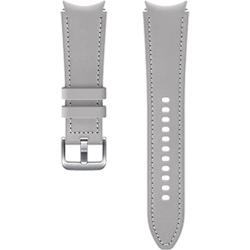 Samsung G Watch 4 Classic Leather Hybrid Bracelet, 130mm, M/L, Silver