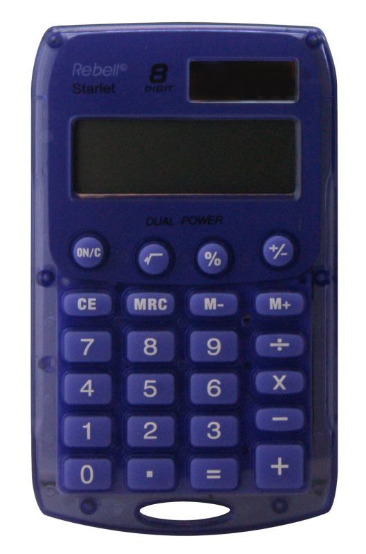 AVETIC 8-Digit Solar/Battery Pocket Calculator
