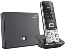 Gigaset S850 Wireless Phone - Bluetooth Interface - Caller ID - DECT - Black, Platinum