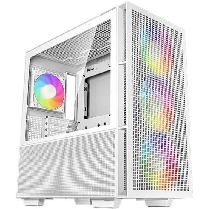 DeepCool CH560 - Mid-Tower Case - White - RGB - Tempered Glass