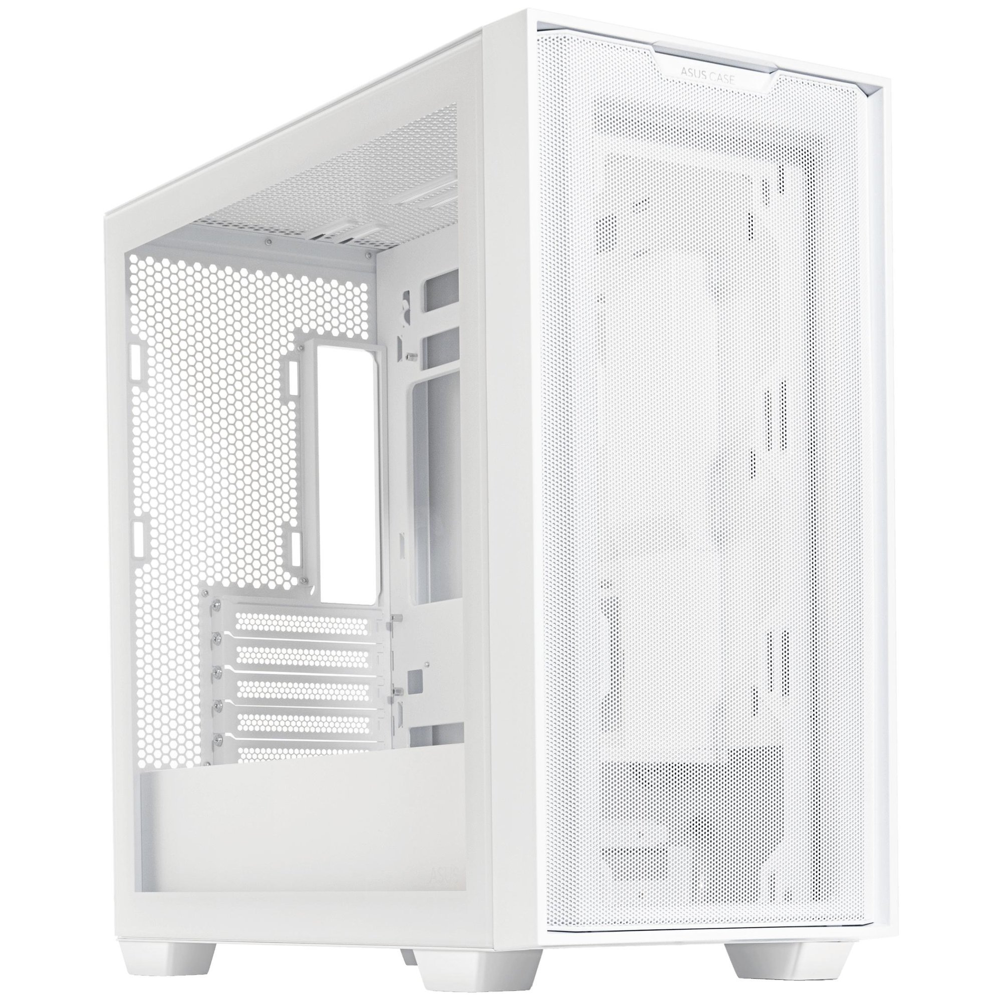 Asus A21 Mid-Tower ATX PC Case with Glass Panels - White