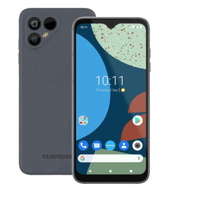 Fairphone 4 - 6.3" Dual SIM, Android 11, 5G, USB-C, 8GB RAM, 256GB, 3905mAh Battery, Grey