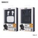 Remax TWS-27 Wireless Bluetooth Earbuds (White, IPX4)