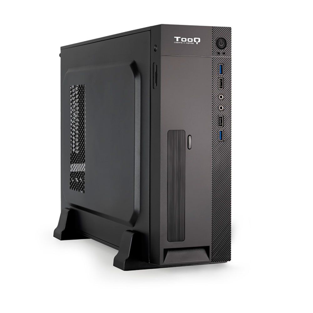TooQ Micro ATX Mini PC Case TQC-3008U3C + 500W Power Supply - Black