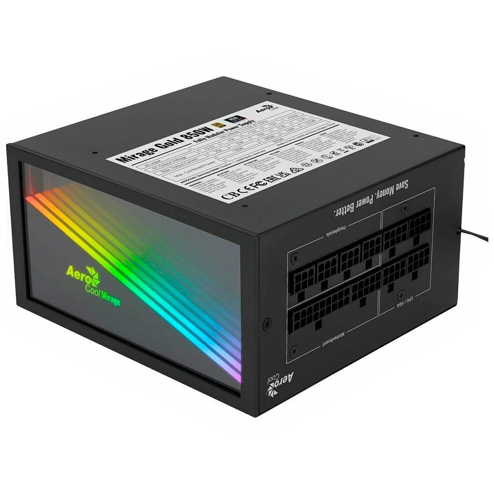 AeroCool Mirage Modular PSU 80 Plus Gold 850W