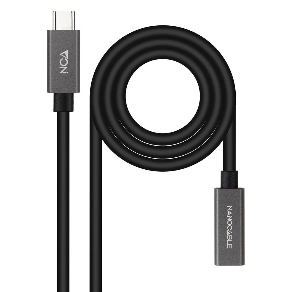 NanoCable USB-A to USB-C Cable, 0.5m, 10Gbps, Black
