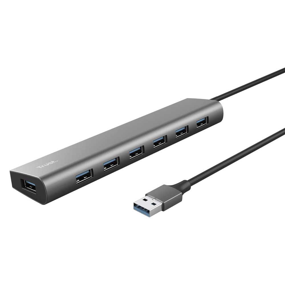 Trust Halyx USB Hub - 7 x USB 3.2 Gen 1 + 1 x USB-C Power Delivery