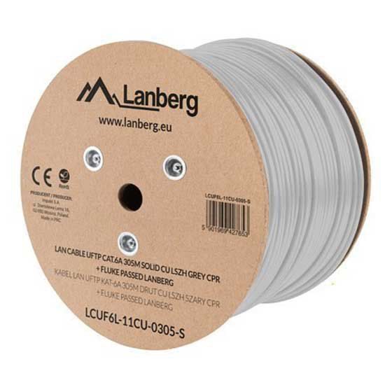 Lanberg Network Cable, 6A, 0.3m, Blue
