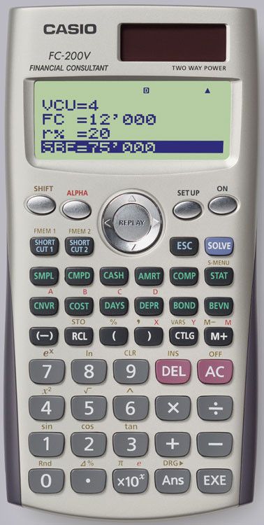 Casio FC 200V Calculator