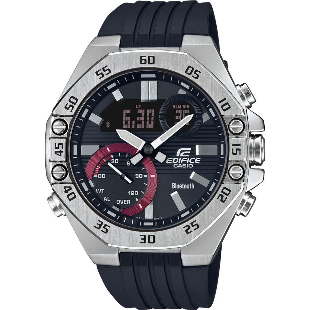 Montres Casio Edifice Homme - Affichage Analogique et Numérique ECB-10P-1AEF