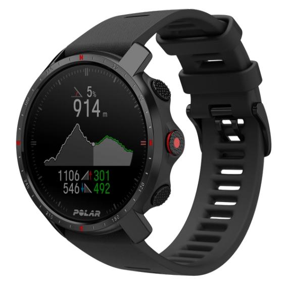 Polar Grit X Pro Titan GPS Watch - 47mm Black