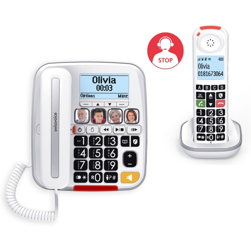 Swissvoice XTRA 3355 Combo Voice Telephone