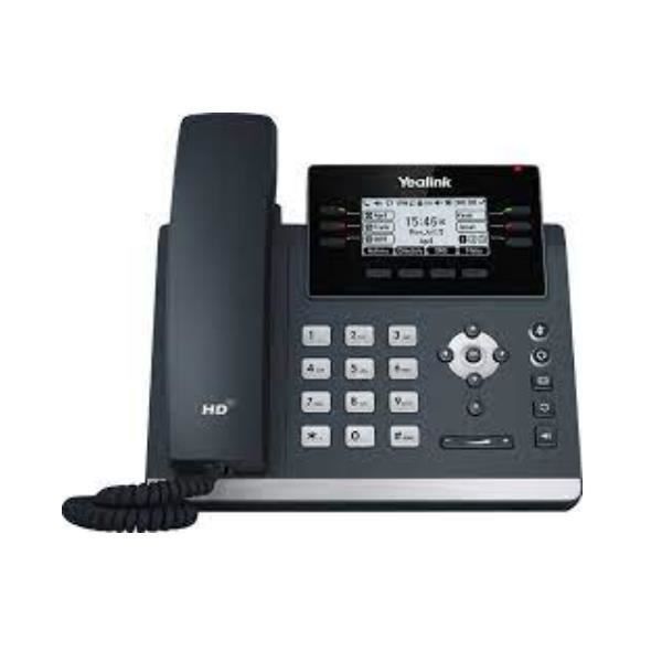 Yealink T42U Fixed IP Phone, Gray LCD, Wi-Fi