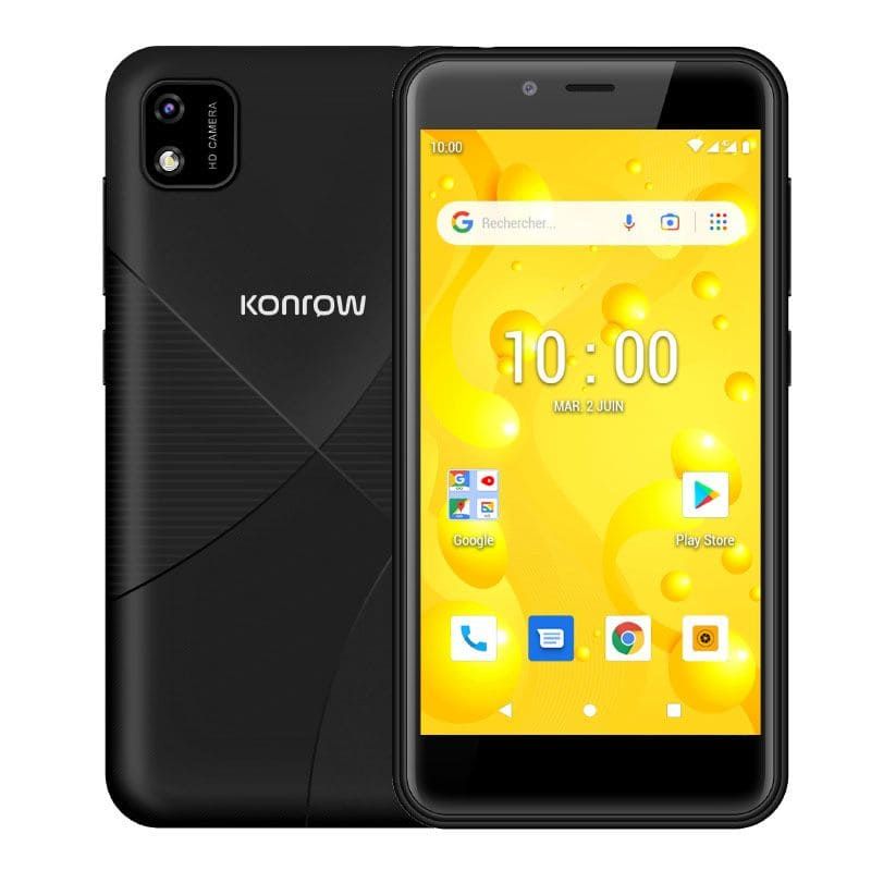 Teléfono inteligente Konrow Sweet 5, 8 GB, Negro