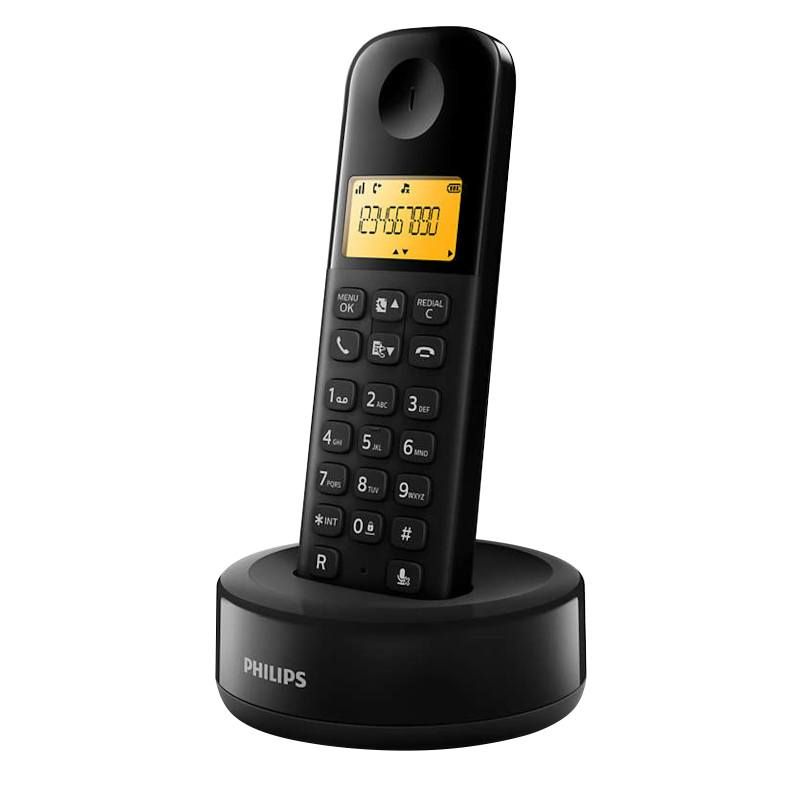 Téléphone Philips D1601B Simple - Noir